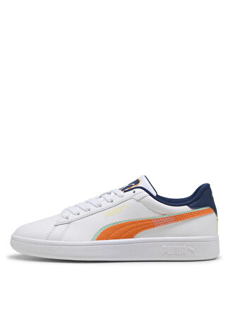 Puma Beyaz Erkek Çocuk Yürüyüş Ayakkabısı 40282601-Puma Smash 3.0 Playdate Jr