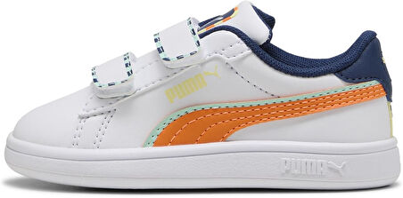 Puma Smash 3.0 Playdate V Ps Çocuk Spor Ayakkabı BEYAZ
