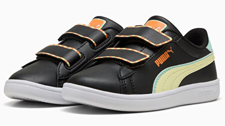 Puma Puma Smash 3.0 Playdate V PS 402830-02  Ortopedik Çocuk Spor Ayakkabı