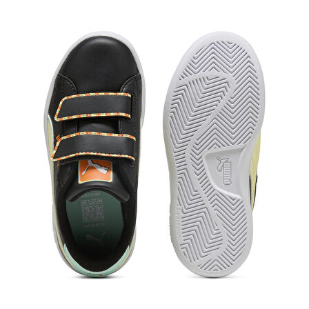 Puma Smash 3.0 Playdate V Ps Çocuk Spor Ayakkabı SİYAH