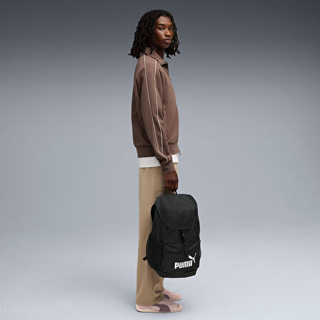 Phase Hooded Unisex Siyah Günlük Stil Sırt Çantası 09173601