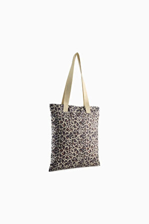 Kadın Bej Pop Tote Omuz Çantası 091336-06