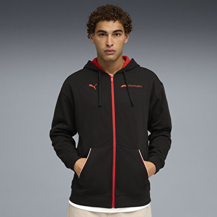 Puma F1 Essential+ Fullzip Hoodie Jacket 632653-01 Erkek Eşofman Üstü