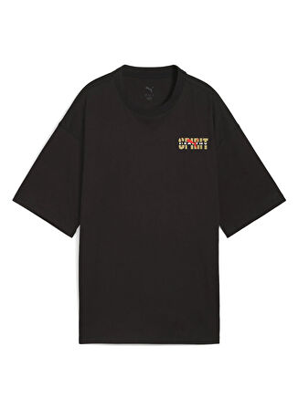 Puma Düz Siyah Erkek Çocuk T-Shirt 68928001-WARDROBE ESS GO TOGETHER O