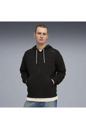 PL Lifestyle Zip Jacket Siyah Erkek Fermuarlı Üst
