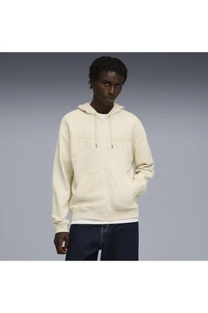 PL Lifestyle Zip Jacket Krem Erkek Fermuarlı Üst