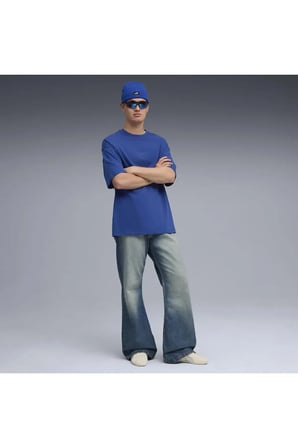 PL Lifestyle Tee Mavi Erkek T-Shirt