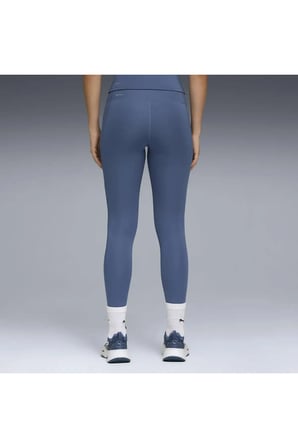W TAD ESSENTIAL TIGHT HW FL Mavi Kadın Tayt