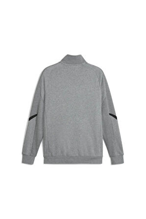 BMW MMS SWEAT JACKET Gri Erkek Fermuarlı Üst