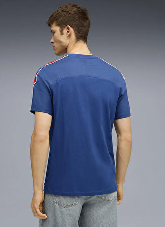 Puma 63251514 BMW MMS MT7+ TEE Pro Blue- Mavi Yuvarlak Yaka Regular Fit Düz Erkek T-Shirt