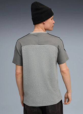 Puma 63251503 BMW MMS MT7+ TEE Medium Gr Gri Yuvarlak Yaka Regular Fit Düz Erkek T-Shirt