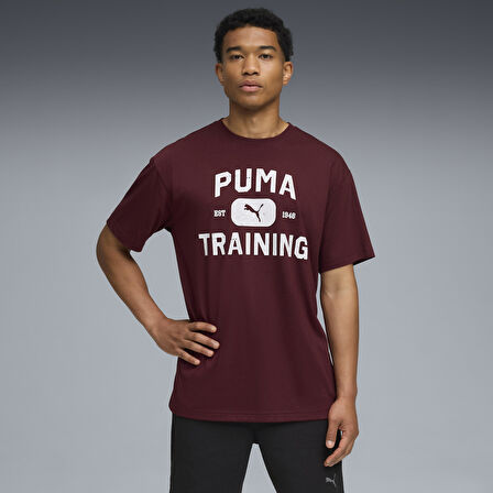 Puma 526568-96 M Graphics Traın Logo Rlxd Tee Tişört Erkek T-Shirt