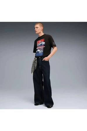 BMW MMS Block Tee Siyah Erkek T-Shirt