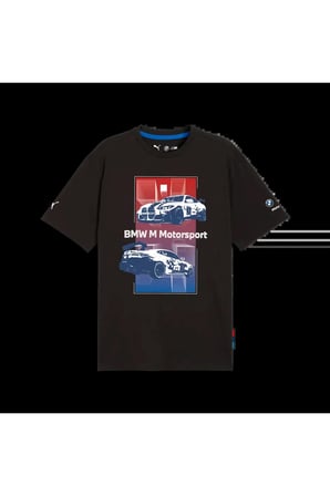 BMW MMS Block Tee Siyah Erkek T-Shirt