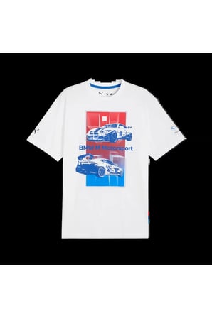 BMW MMS Block Tee Beyaz Erkek T-Shirt
