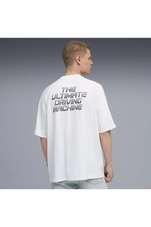 BMW MMS STICKER TEE Beyaz Erkek T-Shirt