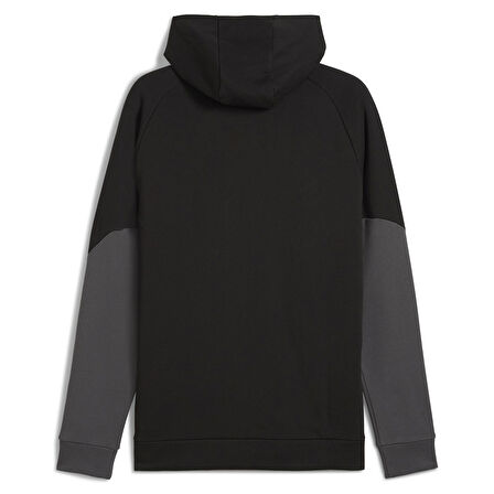 Bmw Mms Pumatech Full-Zip Erkek Siyah Günlük Stil Sweatshirt 63297501