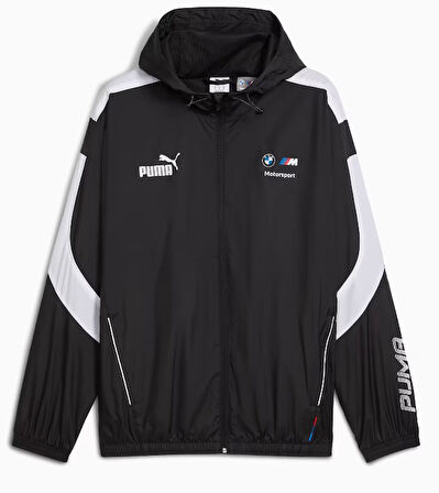 Puma BMW MMS MT7+ Wındbreaker 633172-01 Kapüşonlu Yağmurluk Eşofman Üstü Erkek Ceket