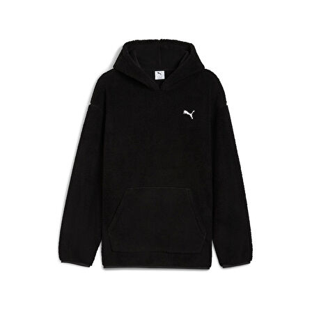 Puma Ess Elevated Sherpa Hoodie Erkek Yetişkin Sweatshirt