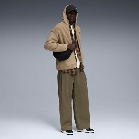 Puma Erkek Full Zip Hoodie Essentials Elevated