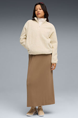 Puma Ess Elevated Half-Zip Kadın Sweatshirt