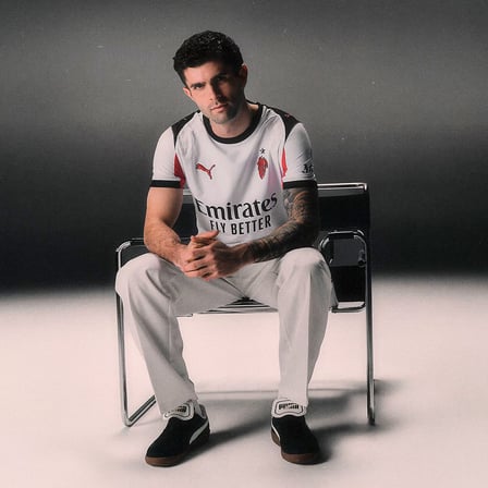 AC Milan 2025/26 Away Jersey Erkek Beyaz Futbol Forma 77997102