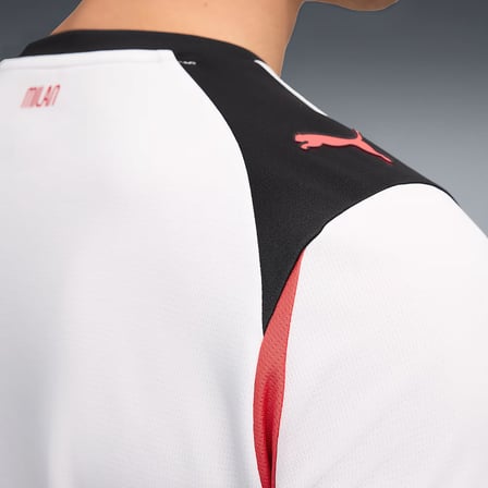 AC Milan 2025/26 Away Jersey Erkek Beyaz Futbol Forma 77997102