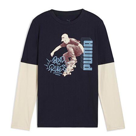 Puma Çocuk Uzun Kollu Tişört Mid 90s Layered