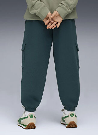 Puma Normal Paça Yeşil Erkek Çocuk Eşofman Altı 68847475-MID90s Cargo Sweatpants FL