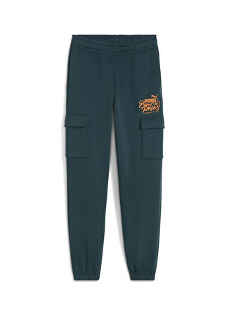 Puma Normal Paça Yeşil Erkek Çocuk Eşofman Altı 68847475-MID90s Cargo Sweatpants FL