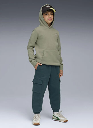 Puma Normal Paça Yeşil Erkek Çocuk Eşofman Altı 68847475-MID90s Cargo Sweatpants FL
