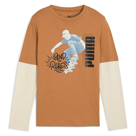 Puma Çocuk Uzun Kollu Tişört Mid 90s Layered