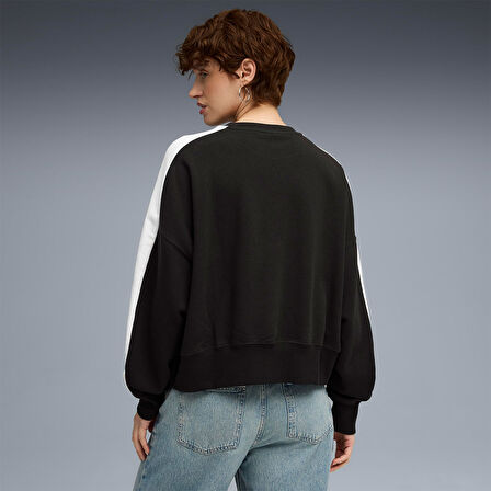Puma Kadın Sweatshirt T7 Over Oversized Crew