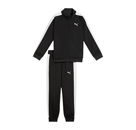 633777-01 Puma T7 Always On Track Suit &amp;Ccedil;ocuk Eşofman Takımı Siyah