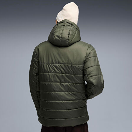 Puma Ess Hooded Padded Erkek Haki Ceket
