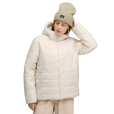 Ess Hooded Padded Kadın Bej Günlük Stil Mont 68523187