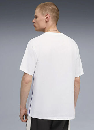 Puma 63305502 BMW MMS ESS+ Logo Tee II P Beyaz Yuvarlak Yaka Regular Fit Düz Erkek T-Shirt