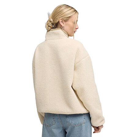 Reversible Sherpa Kadın Bej Günlük Stil Ceket 68838687