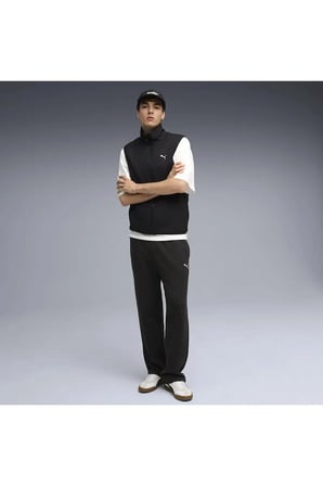 Reversible Sherpa Vest Siyah Erkek Yelek