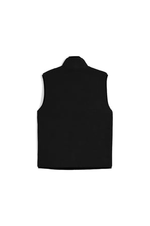 Reversible Sherpa Vest Siyah Erkek Yelek