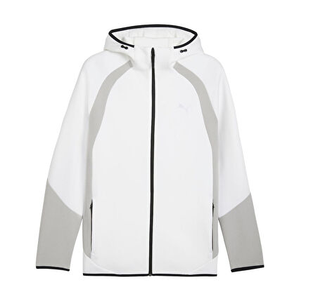 688231-02 Puma Evostrıpe Fz Hoodie Dk Erkek Ceket Beyaz
