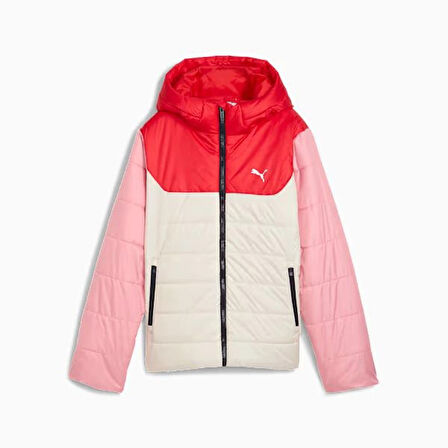 PUMA ESS Hooded Padded Jacket 68522687 Pembe