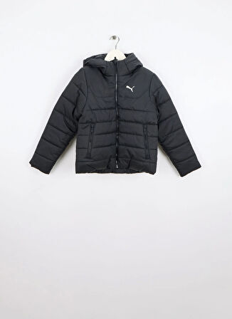 Puma Siyah Kız Çocuk Mont 68522601-ESS Hooded Padded Jacket P