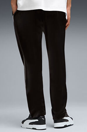 Erkek Ess Elevated Velour Şeritli Eşofman Altı - Siyah | XS