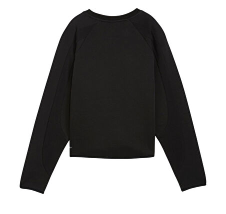 688142-01 Puma Evostrıpe Comfort Short Crew Kadın Ceket Siyah