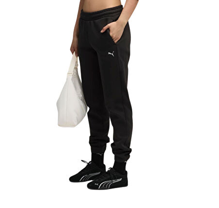 688143-01 Puma Evostrıpe Sweatpants Kadın Eşofman Altı Siyah