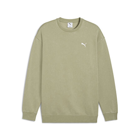 Puma 688050 82 Ess Elevated Wash Crew Erkek Eskitme Şardonlu Günlük Sweatshirt