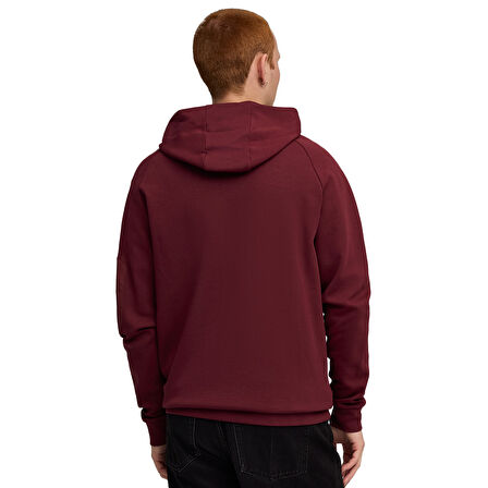 Tech Full-Zip Hoodie Erkek Bordo Günlük Stil Sweatshirt 68804596