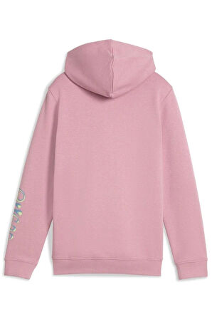 Puma TWEENERVERSE Hoodie-Poised Pink Sweatshirt-Pembe