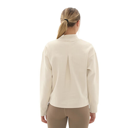 688152-87 Puma Her Relaxed Crew Fl Kadın Sweatshirt Bej